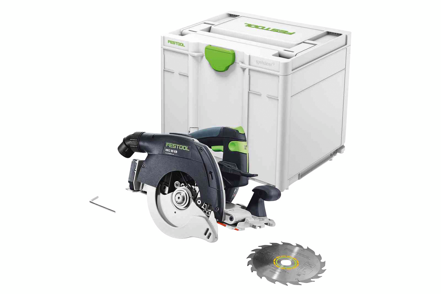 Akkukäsipyörösaha Festool HKC 55 EB BASIC