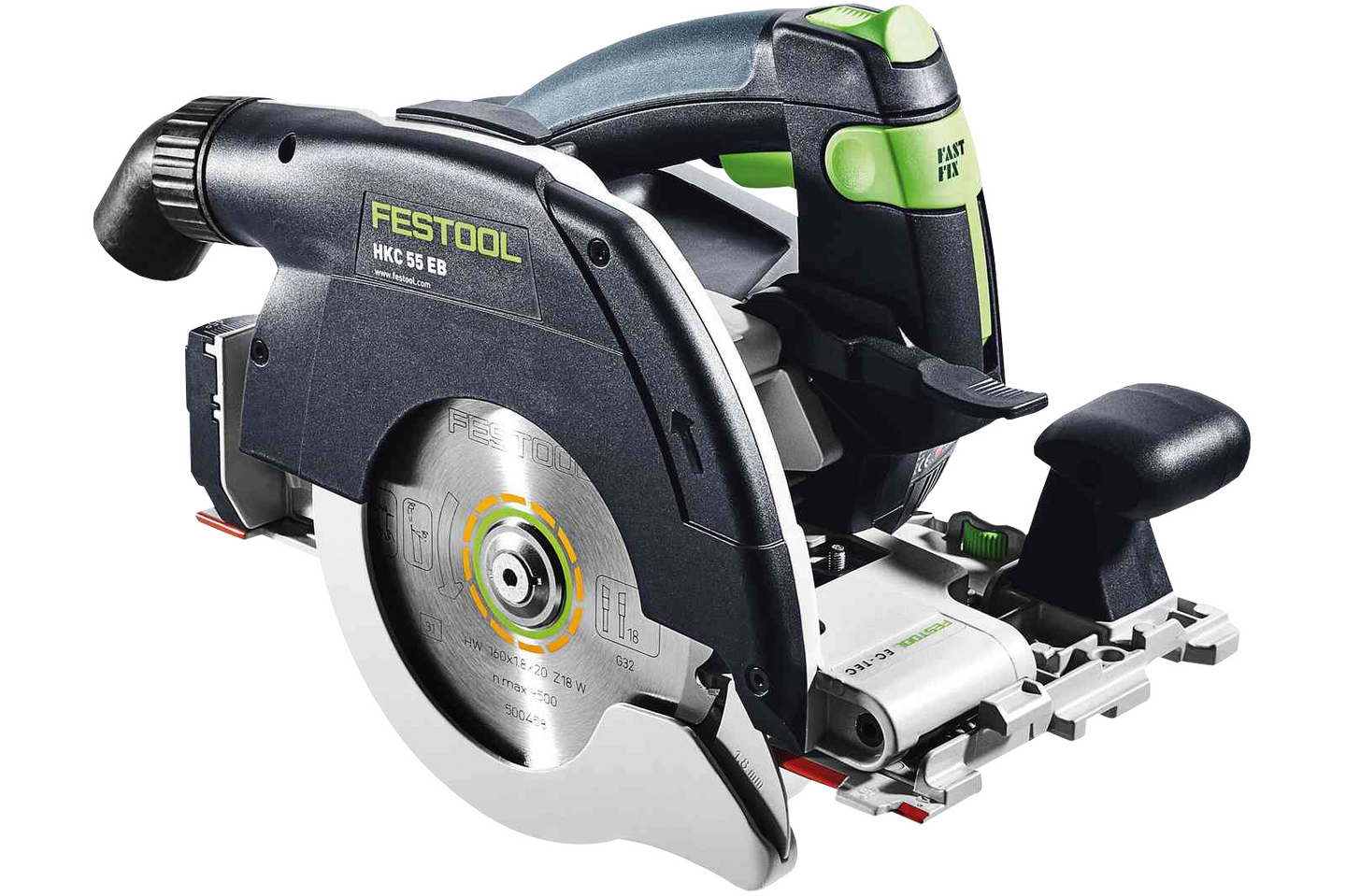 Akkukäsipyörösaha Festool HKC 55 EB BASIC