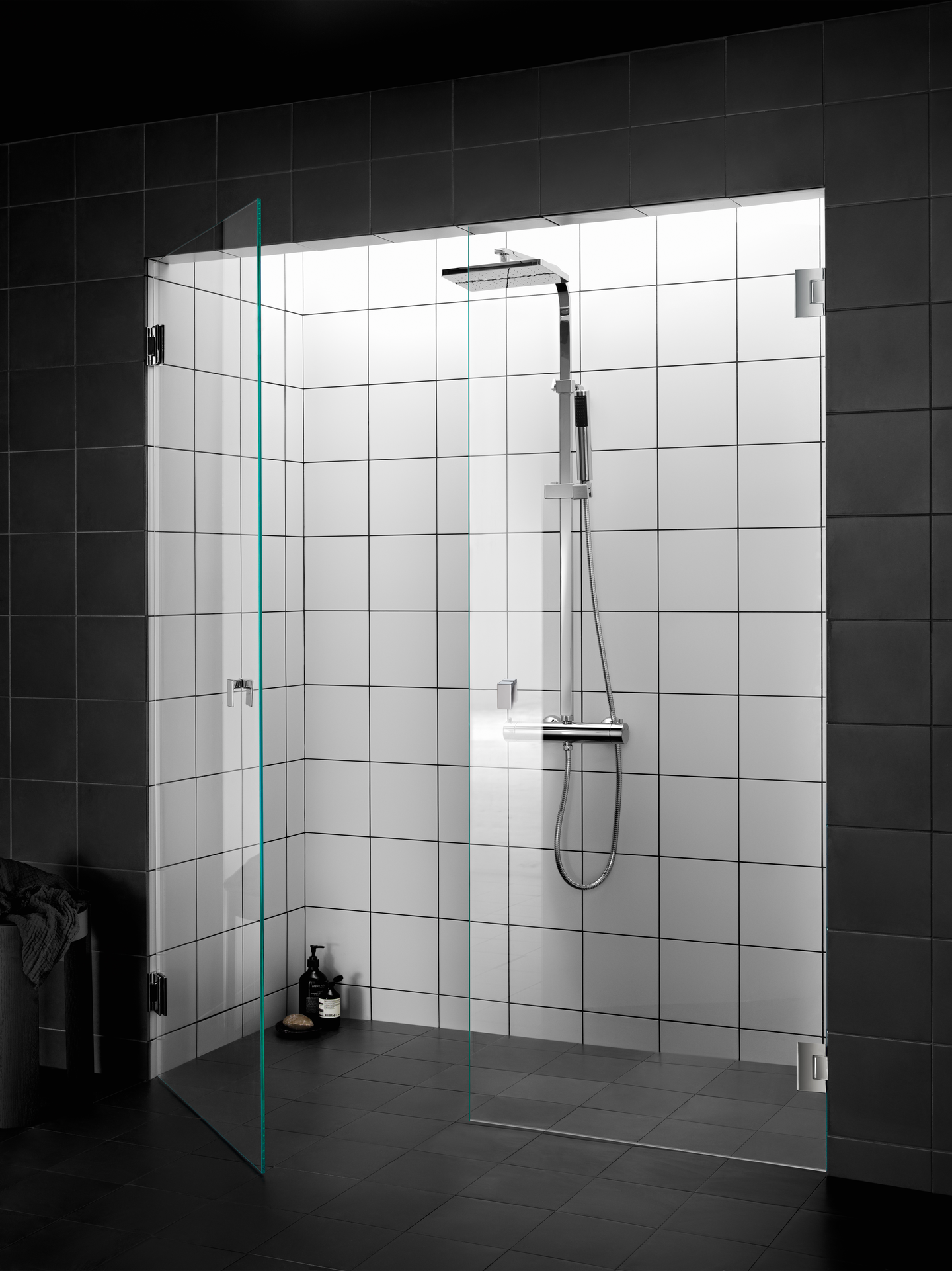 NISCHDUSCH SVEDBERGS DUBB 180GR KROM KLARGLAS 160X1X200CM