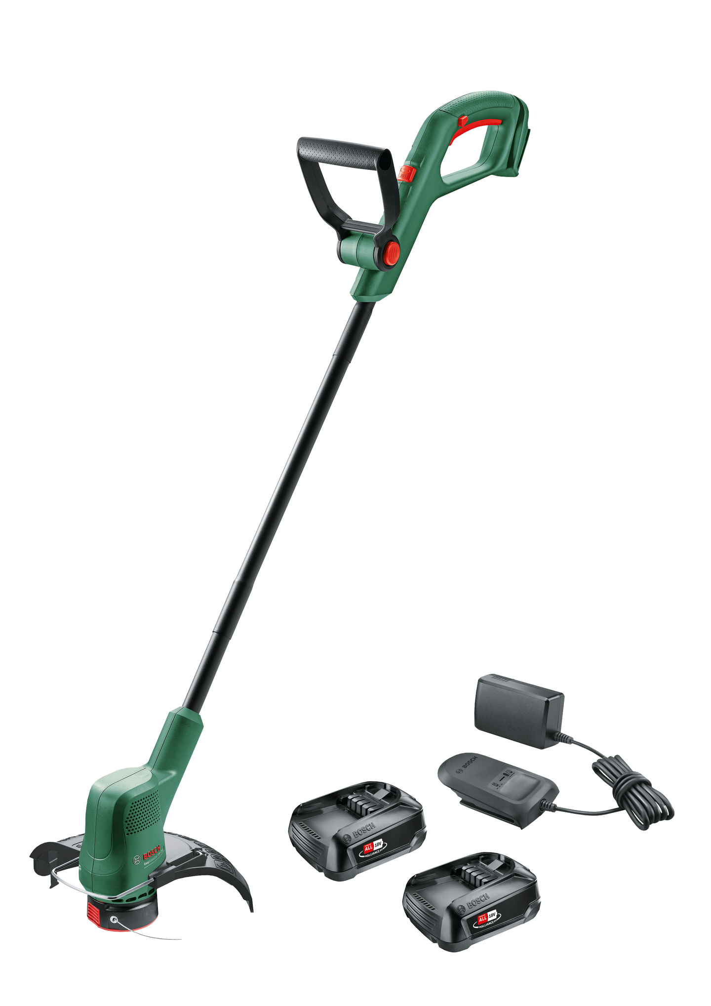 Akkutrimmeri Bosch EasyGrassCut 18V-260 2x2,0Ah