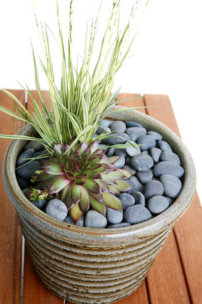 Ruukkukate Kekkilä grafiitinharmaa kivi