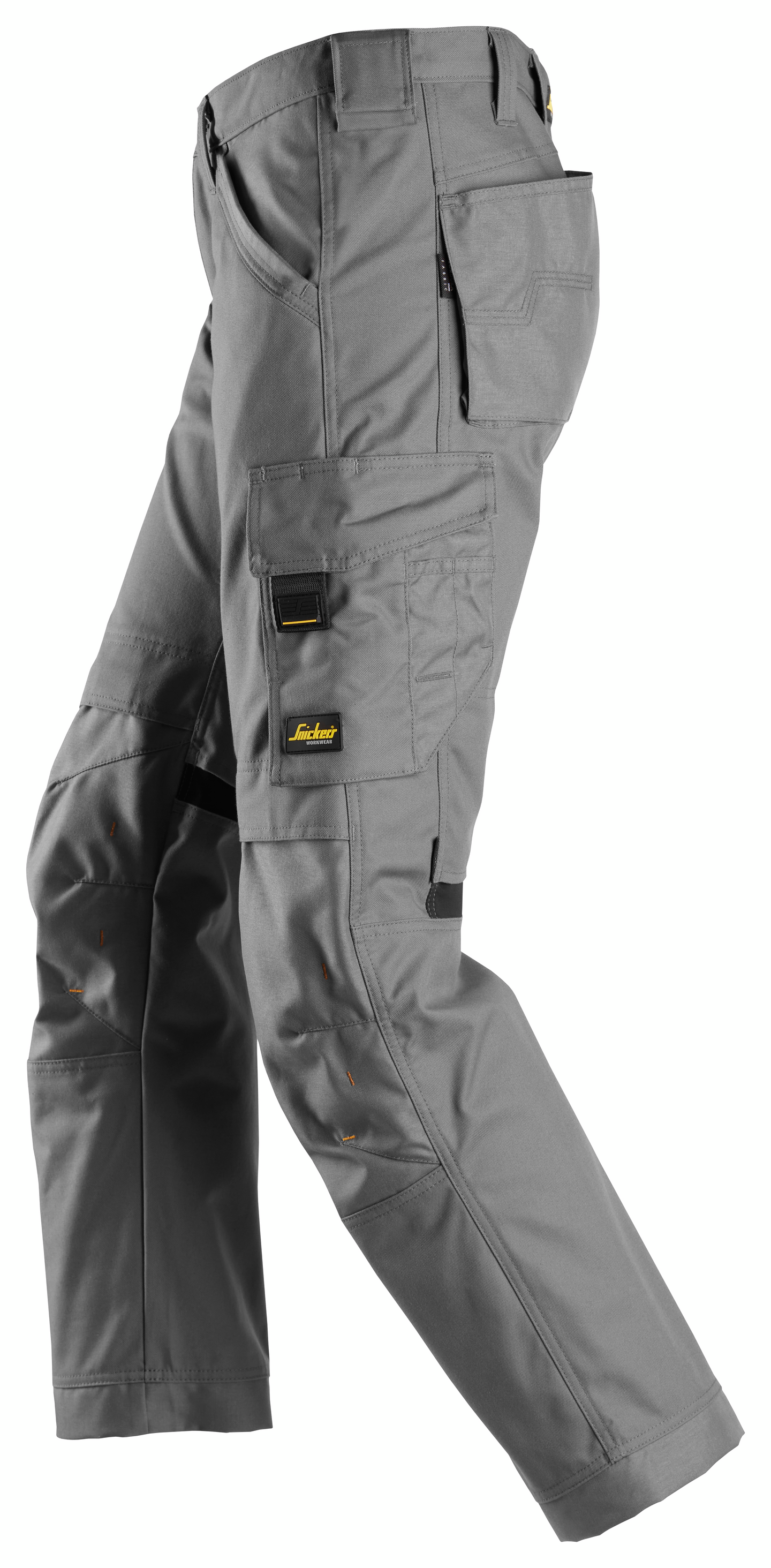 Housut Snickers Canvas+ Stretch 6324-1818 vaaleanharmaa