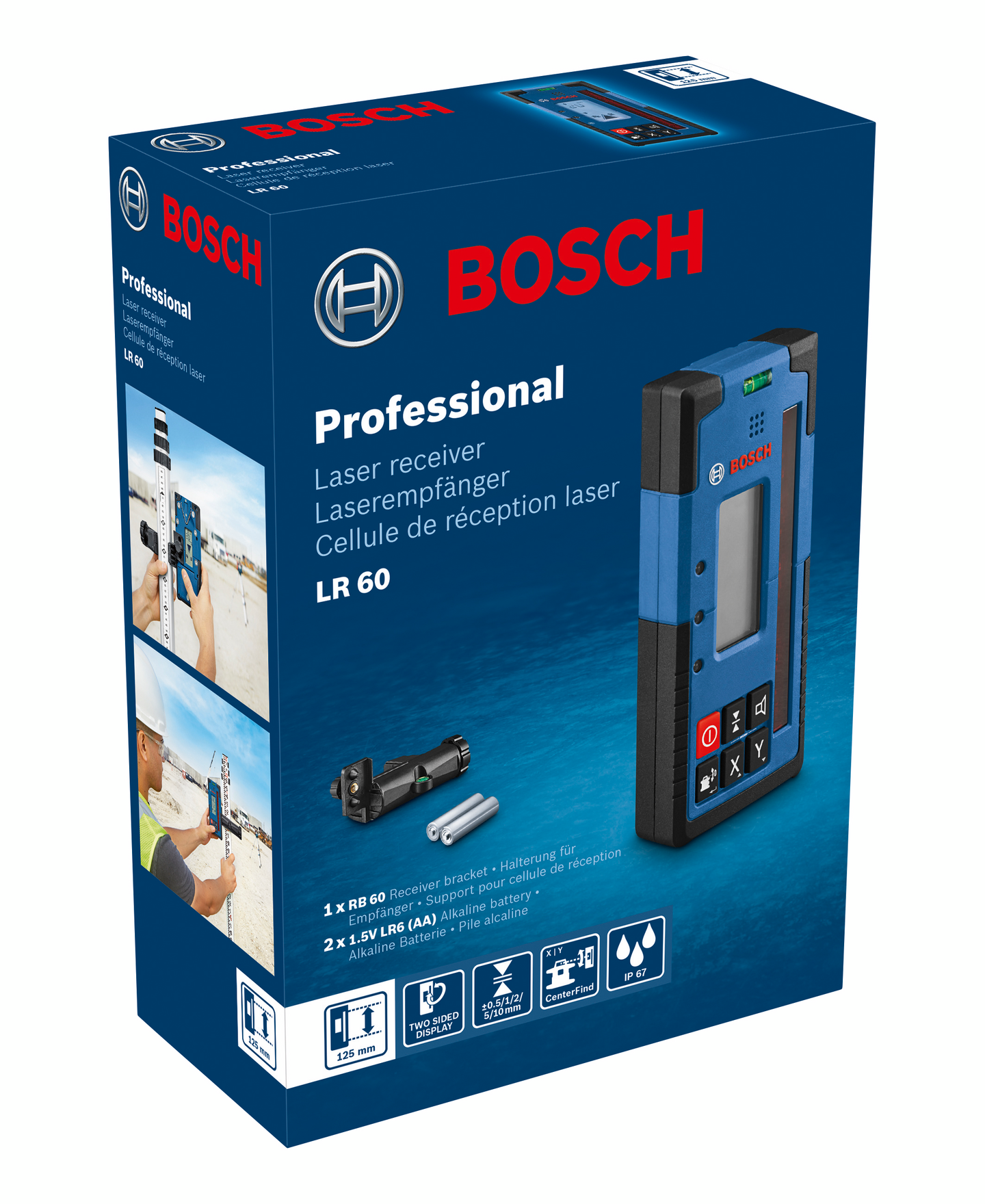 Vastaanotin Bosch LR60 pyöriville lasereille