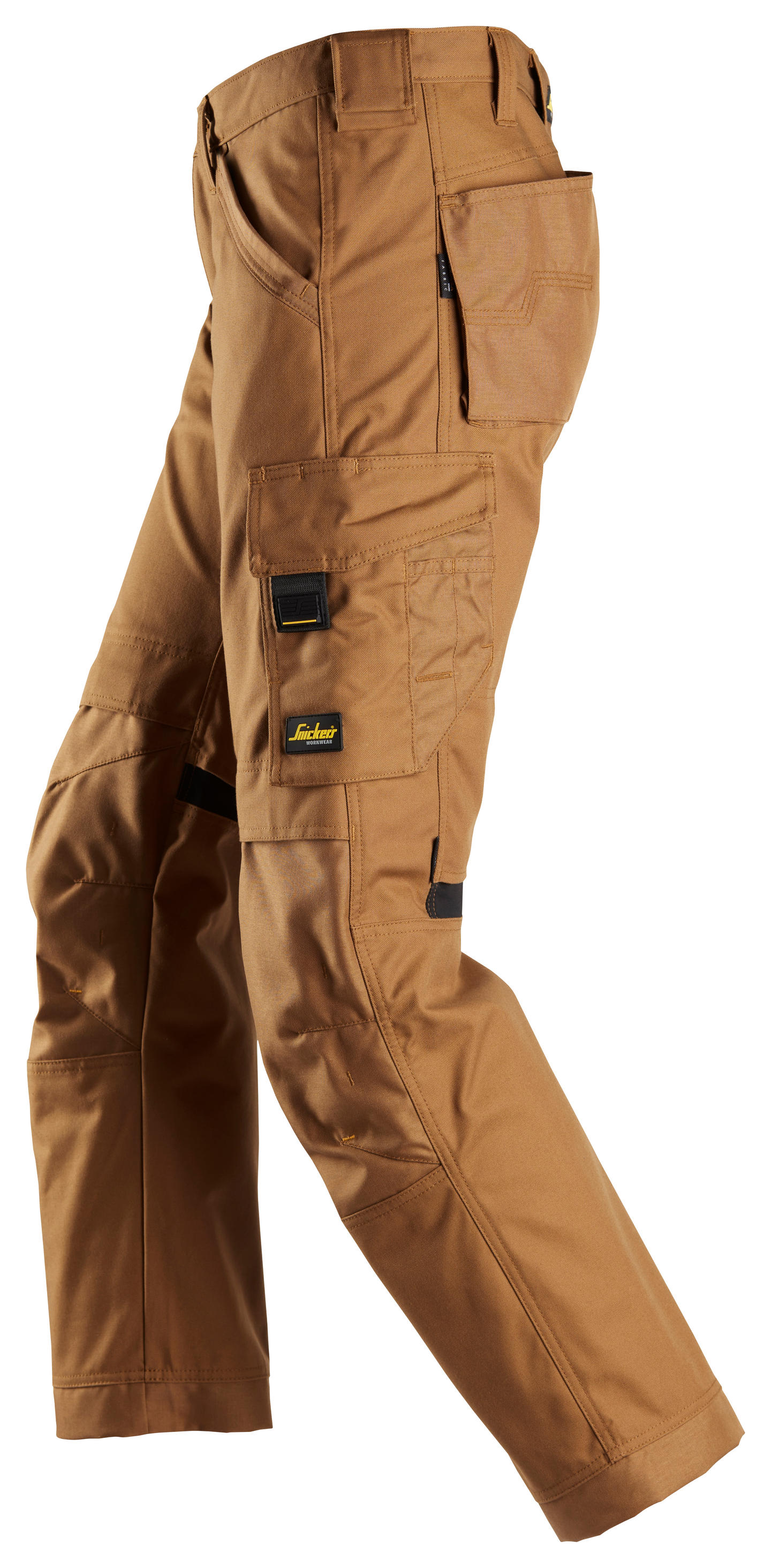 Housut Snickers Canvas+ Stretch 6324-1212 ruskea