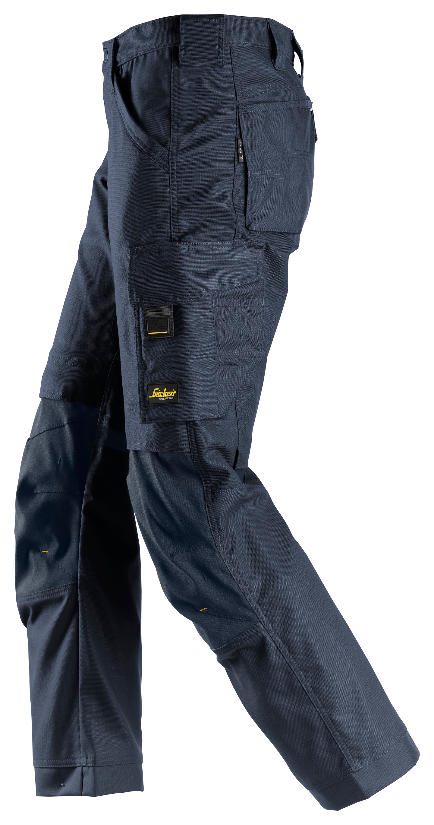 Housut Snickers Canvas+ Stretch 6324-9595 tummansininen