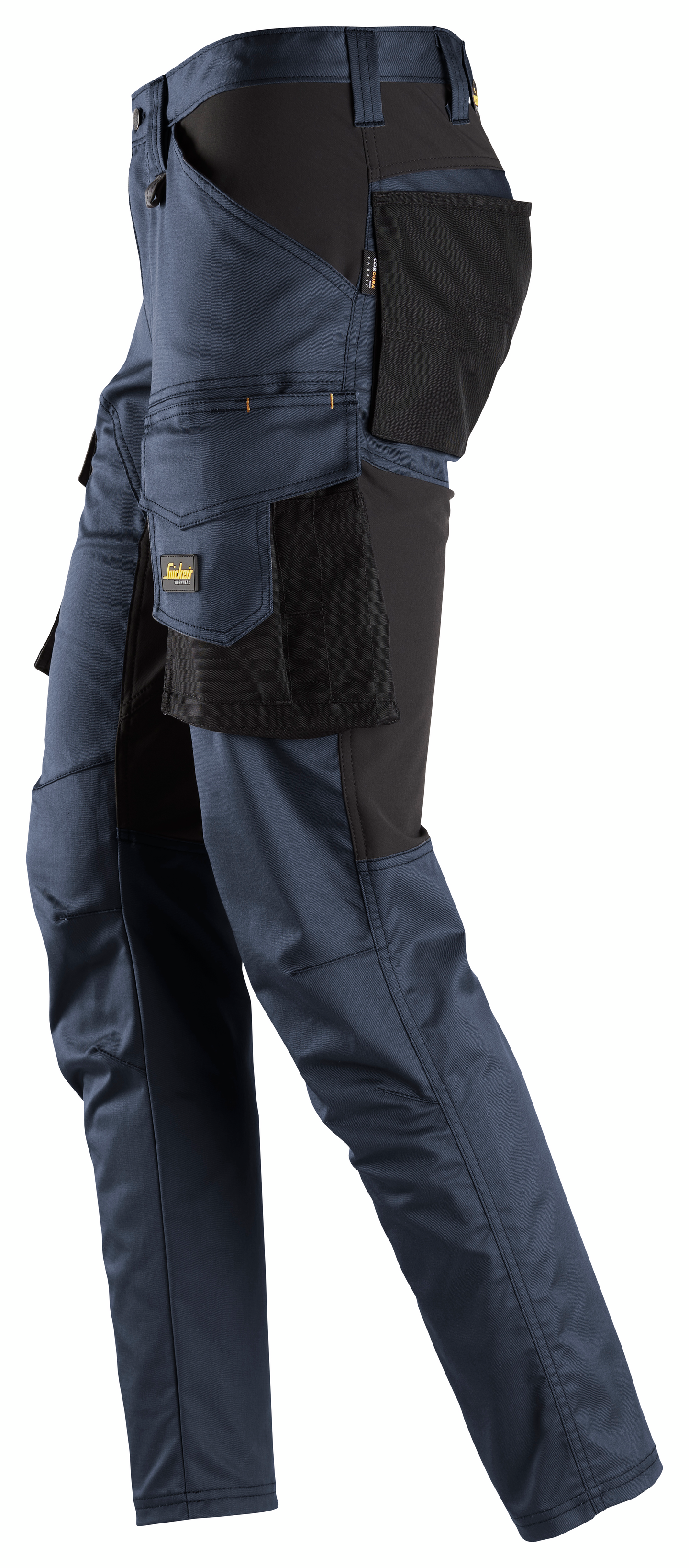 Housut Snickers 6803-9504 Stretch reisitaskut tummansininen-musta