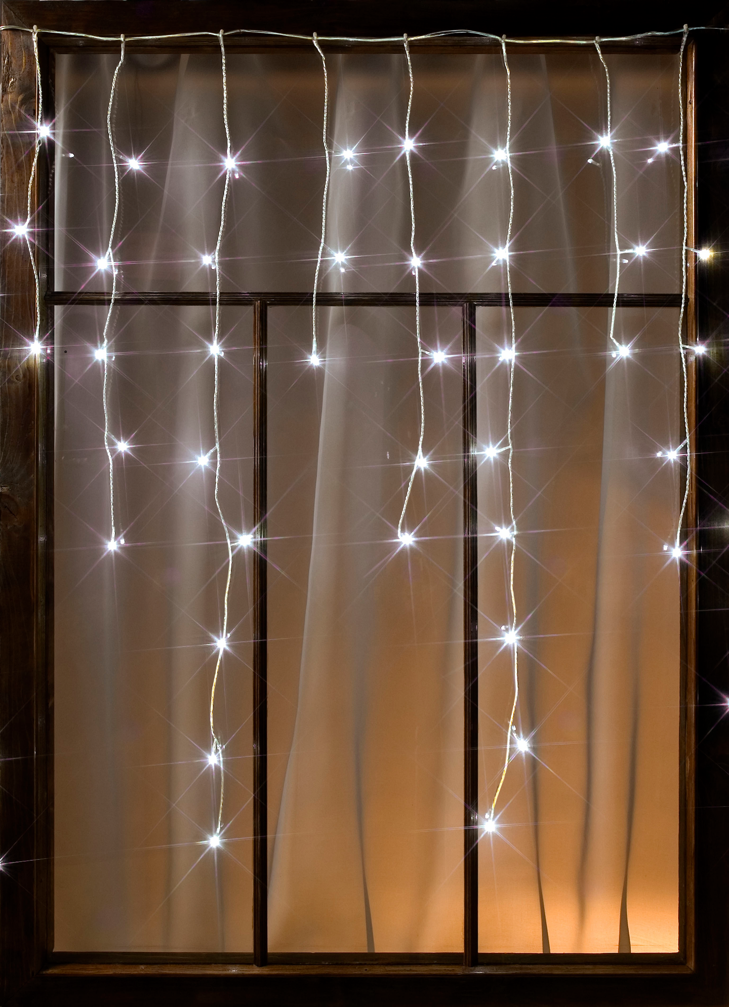 Valosarja Airam ulos/sisälle 100 lediä jääpuikko