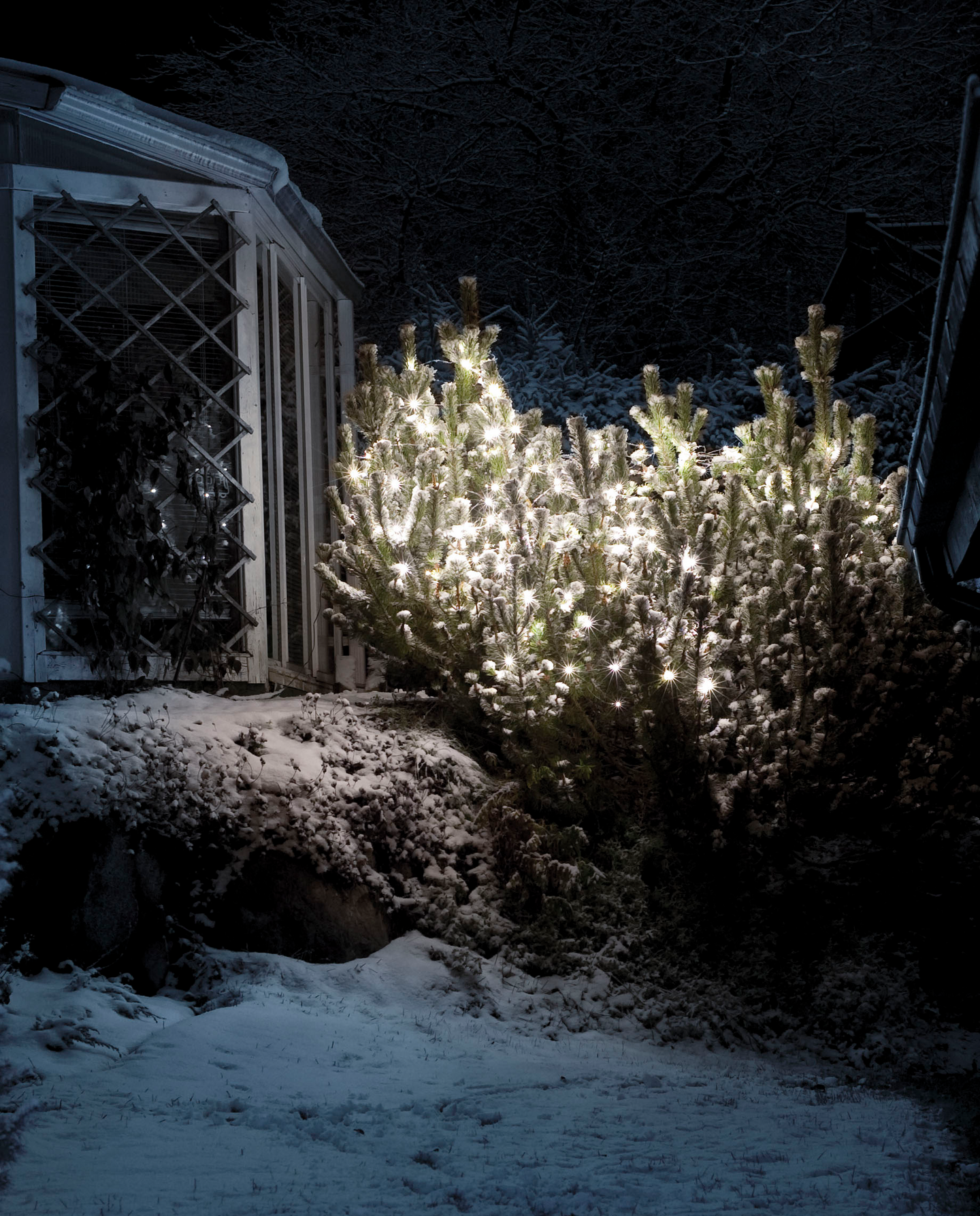 Valoverkko Airam ulos/sisälle led valkoinen 3x3m