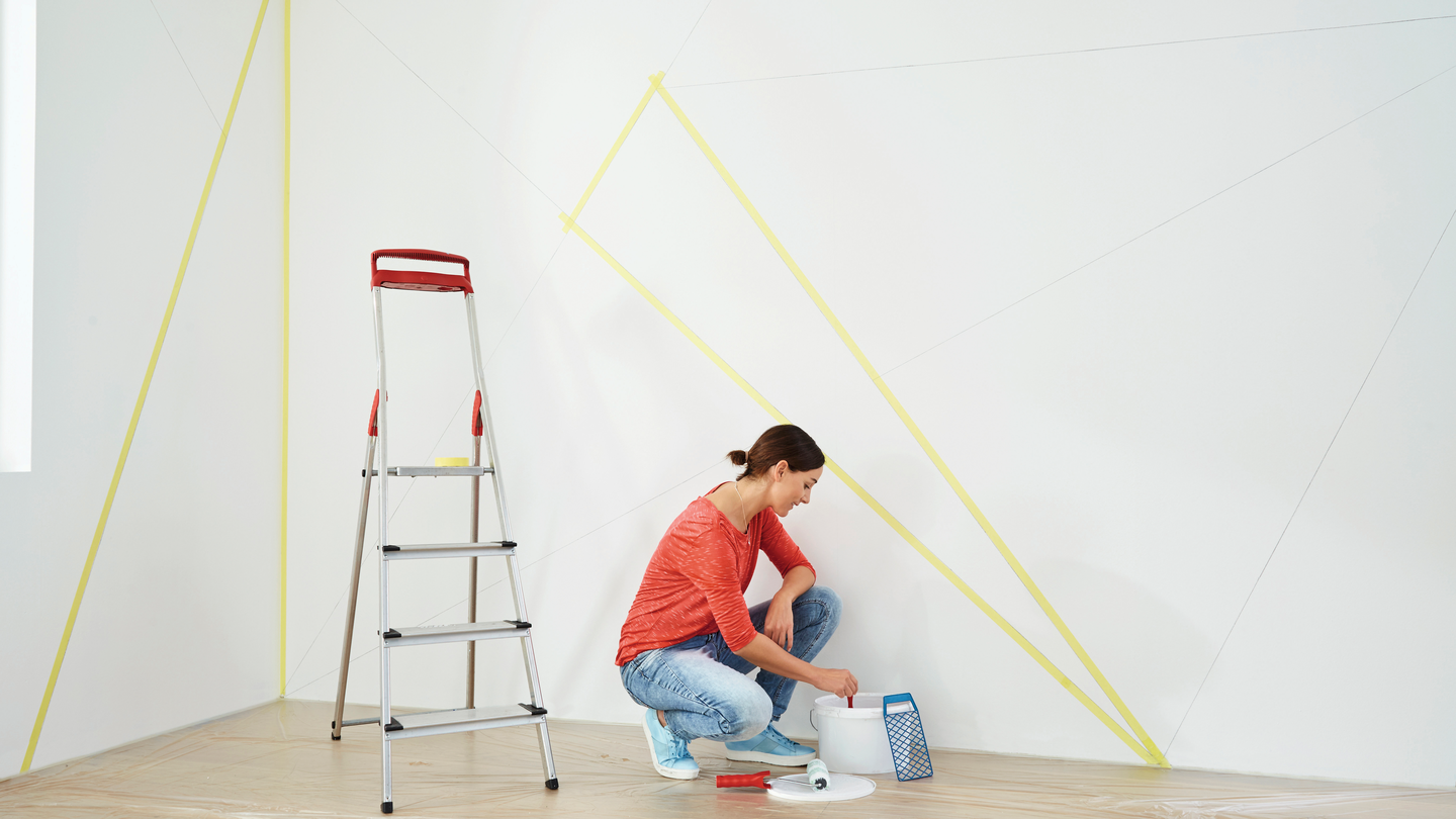 Maalarinteippi Tesa Professional 25mmx25m keltainen