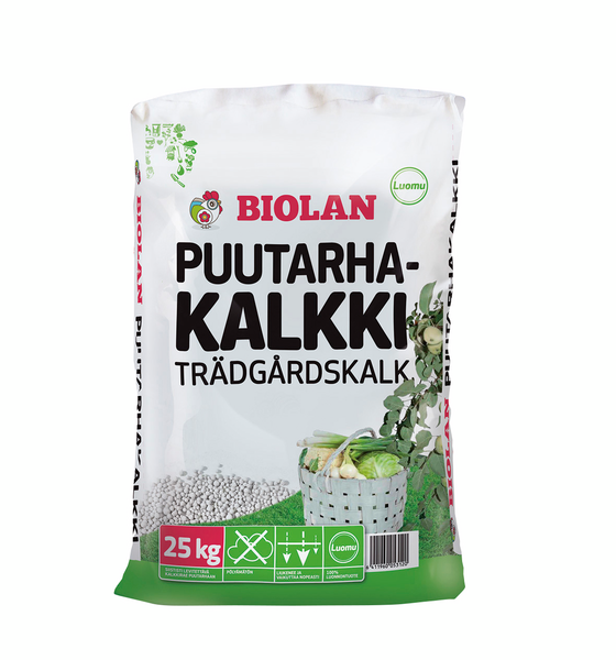 Puutarhakalkki Biolan 25kg rae