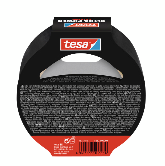 ULTRA TESA POWER EXTREME REPAIR,10M, SVART