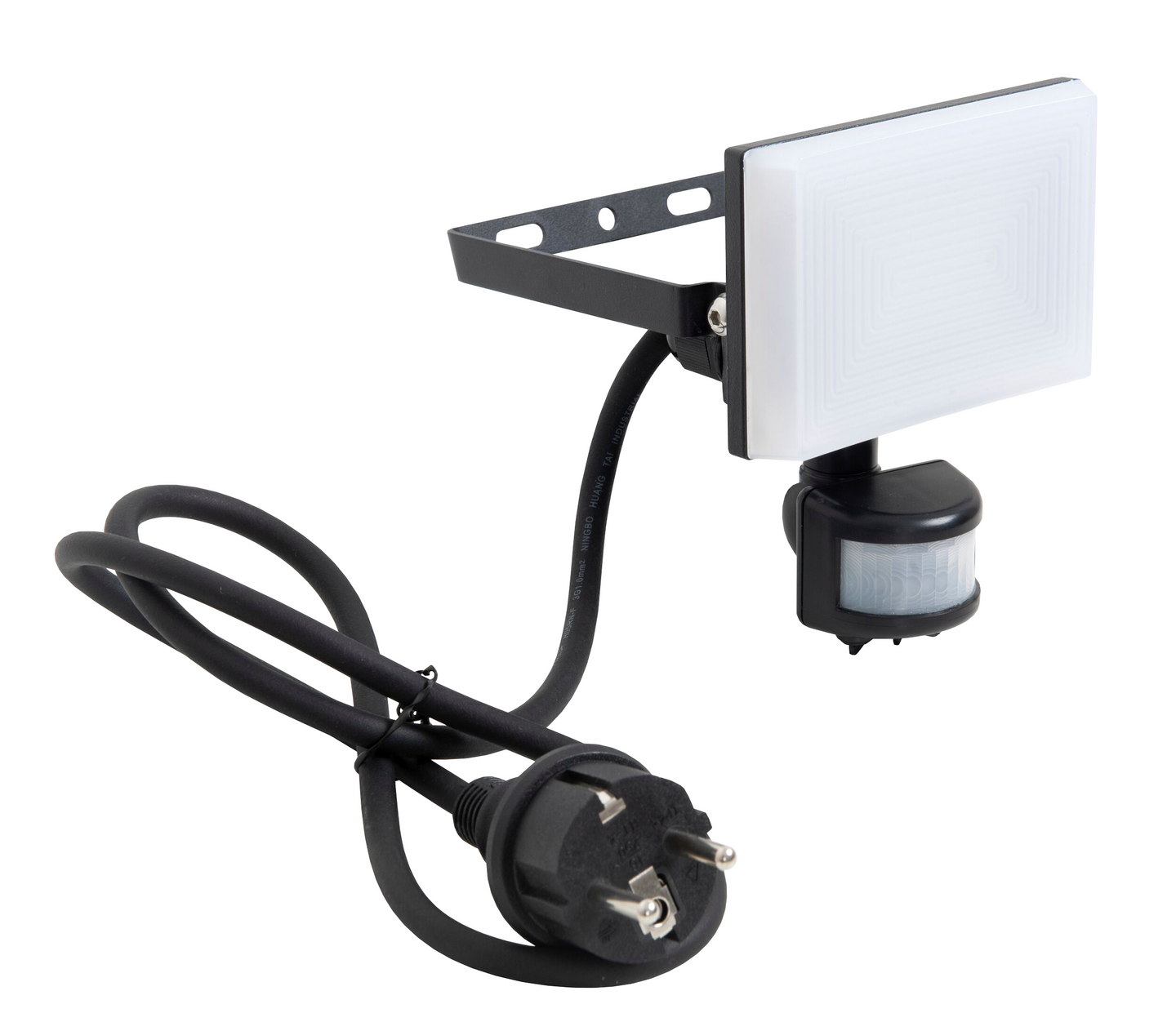 Valonheitin Airam Airflood 4000K 10W PIR musta