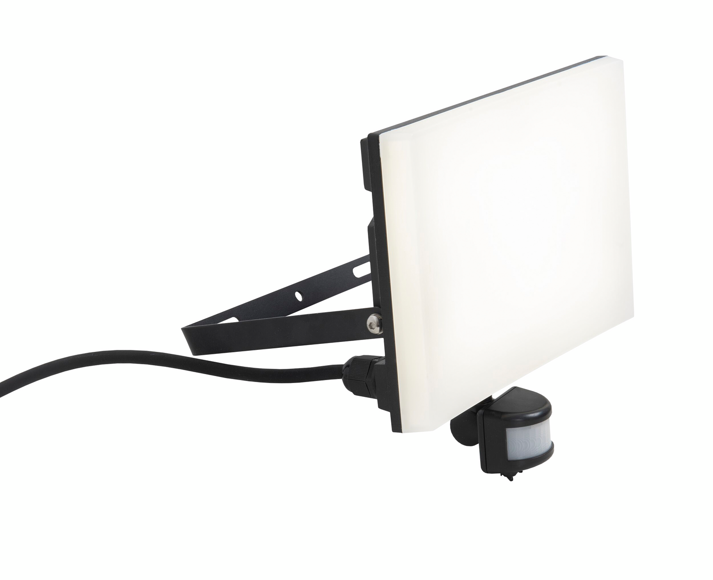 Valonheitin Airam Airflood 4000K 50W PIR musta