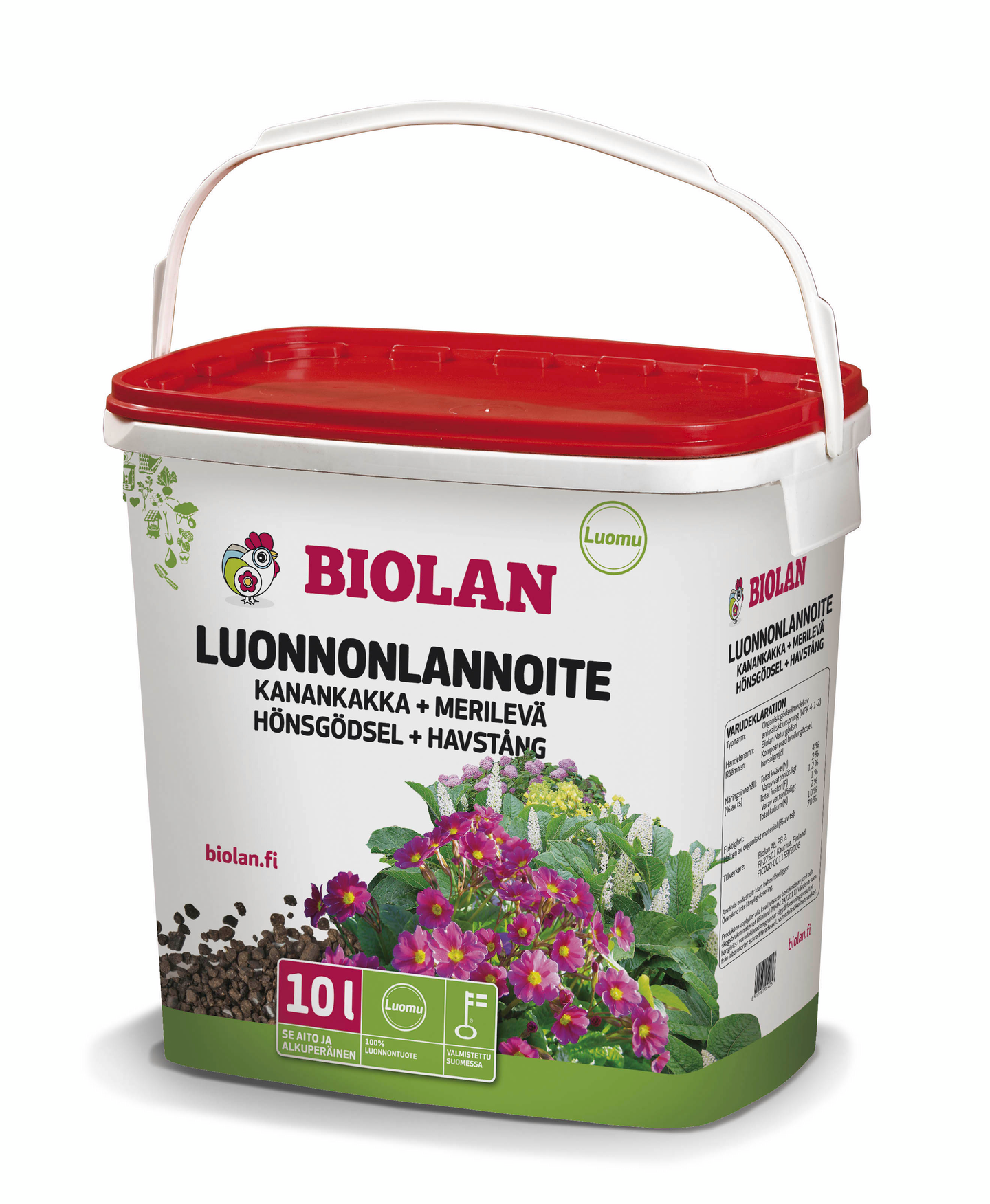 Luonnonlannoite Biolan 10l