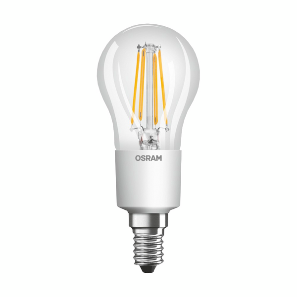 LED-LAMPA OSRAM KLOT 40 E14 DIM KLAR 827 CL P