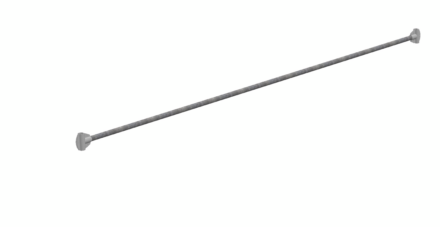 Välitanko yhdistelmätelineeseen Varax 110l harmaa