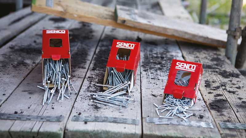 Rakenneruuvi Senco 6x140mm sähkösinkitty uppokanta 100kpl