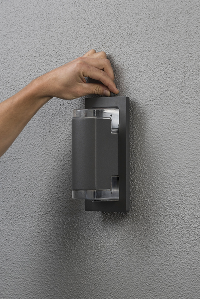 VÄGGLYKTA KONSTSMIDE  POTENZA GRÅ 7987-37