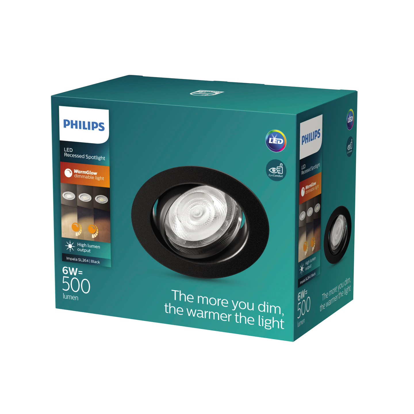 Kohdevalaisin Philips Impala upotettava musta