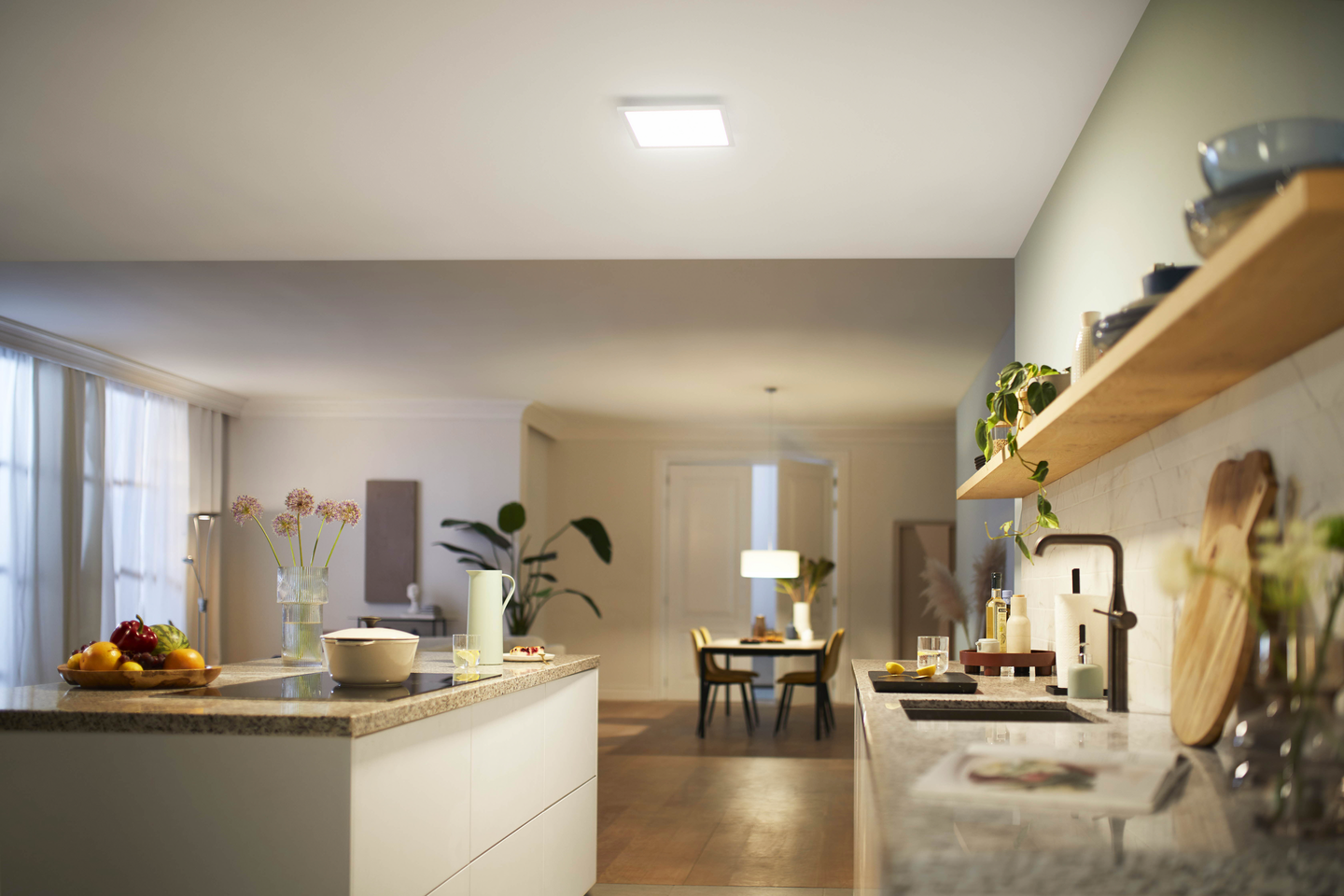 Kattovalaisin Philips Panel 12W 40K valkoinen neliö