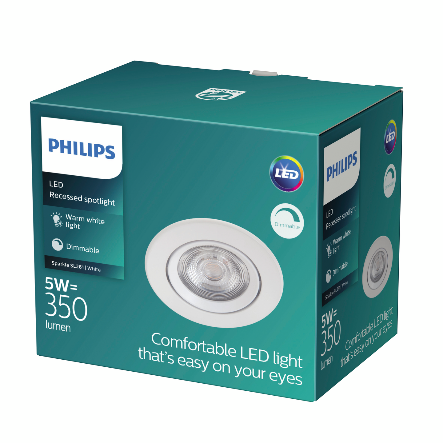 Kohdevalaisin Philips Sparkle 5W 27K upotettava valkoinen
