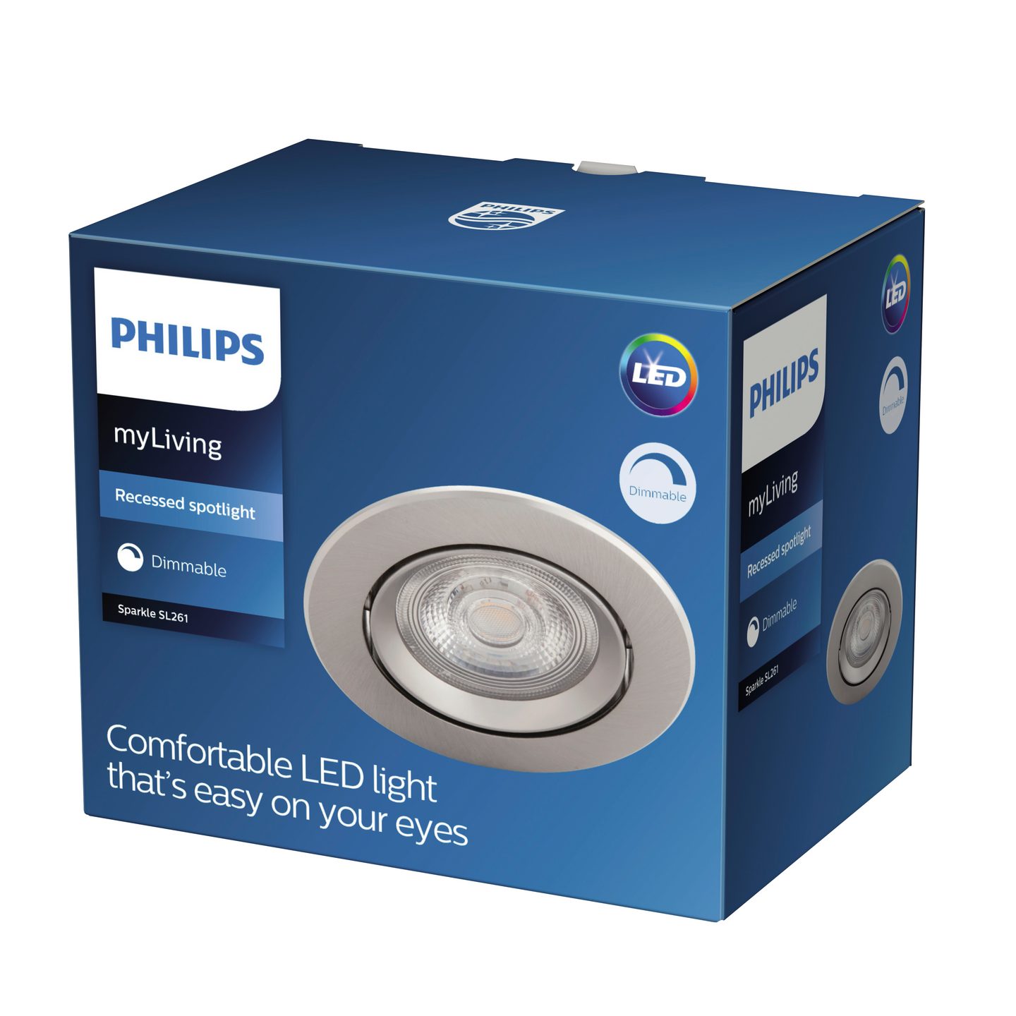 Kohdevalaisin Philips Sparkle 5W 27K upotettava nikkeli