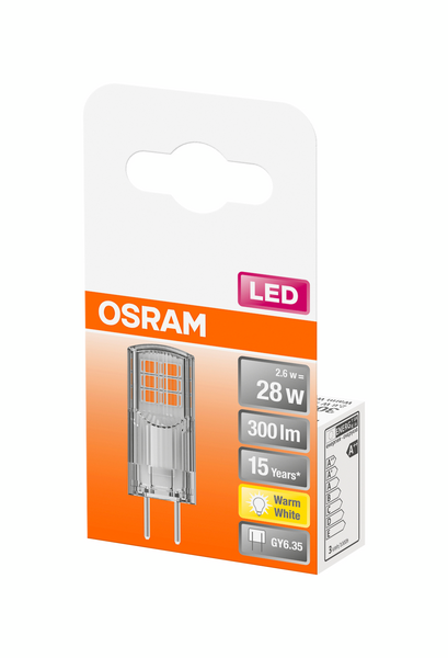 Led pienoislamppu OSRAM Star Pin 300lm 2700k 12V Gy6.35