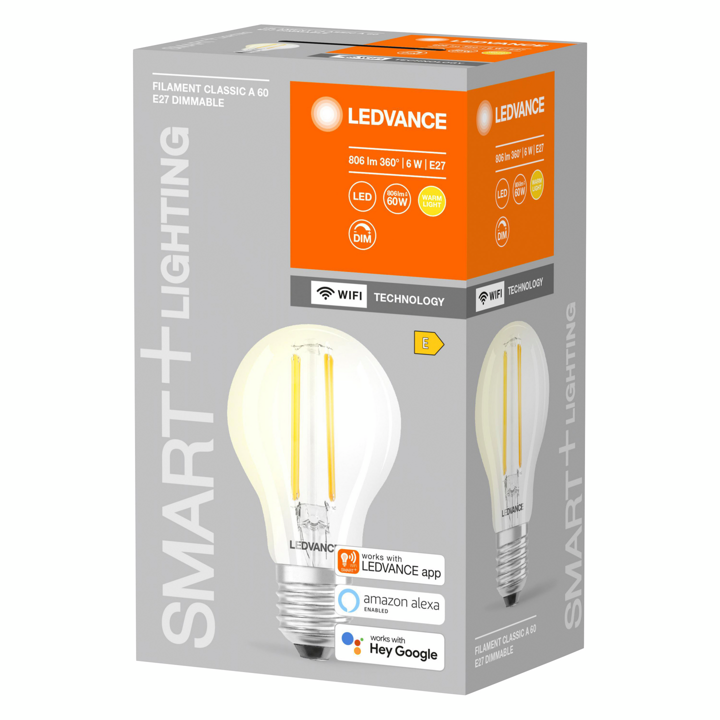 SMART+ LEDVANCE SMART CLASSIC DIM 60 5,5W E27