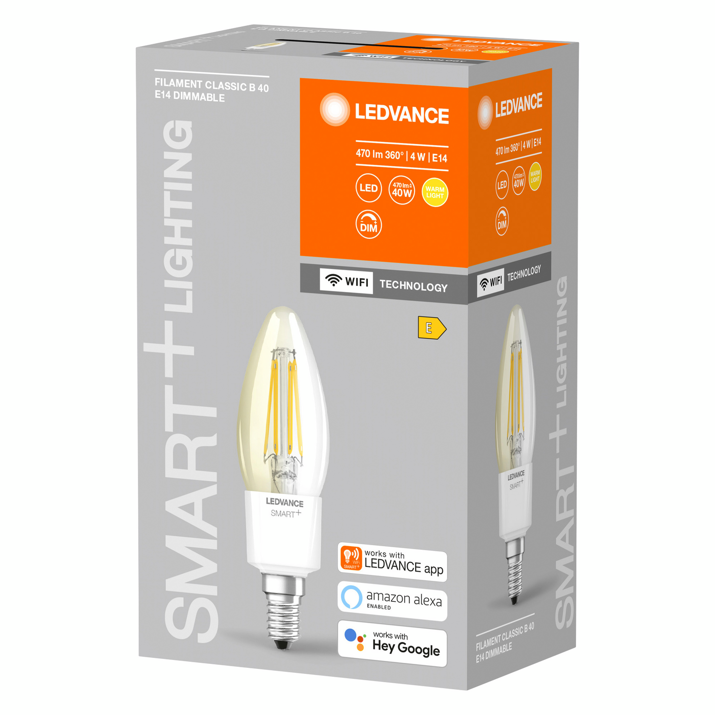 Led kynttilälamppu LEDVANCE SMAR+ Wifi 470lm dim E14 kirkas