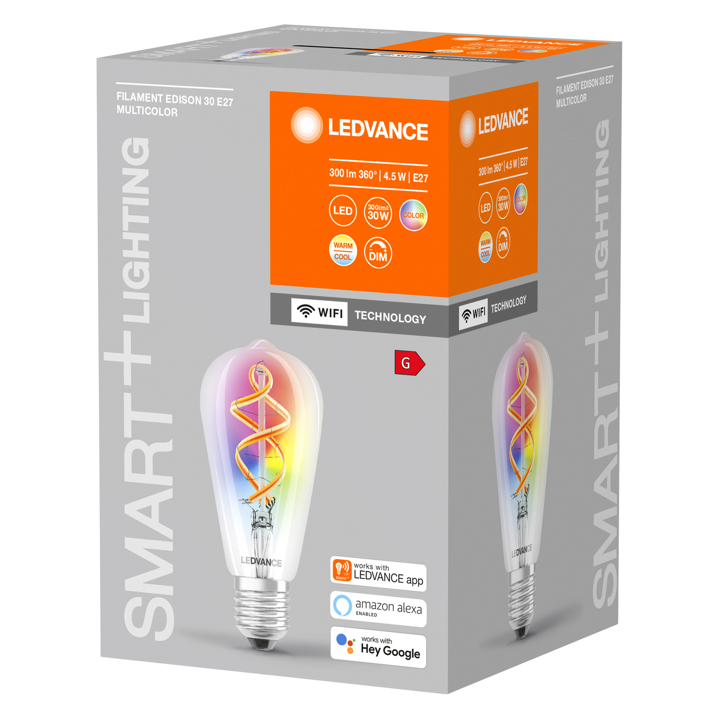 Led sisustuslamppu LEDVANCE SMART+ Wifi Edison RGBW E27