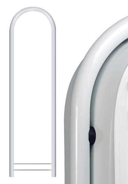 Postilaatikon jalka BOBI ROUND valkoinen