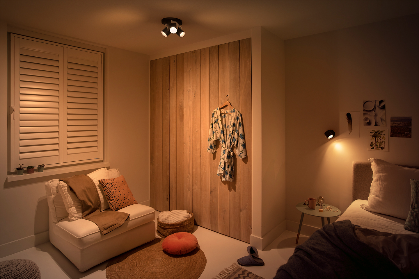 Kohdevalaisin Philips Byrl 3x4,3W musta