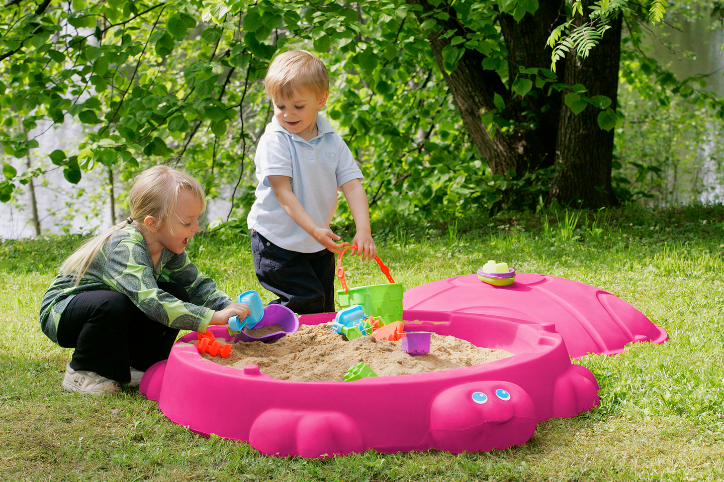 Hiekka-allas Inora Kilppari pinkki