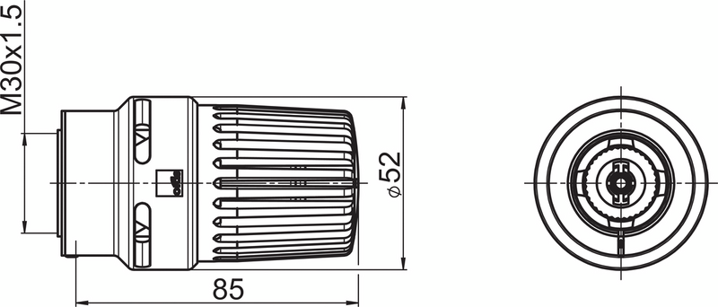Kovissuoja Oras termostaattiin 443007