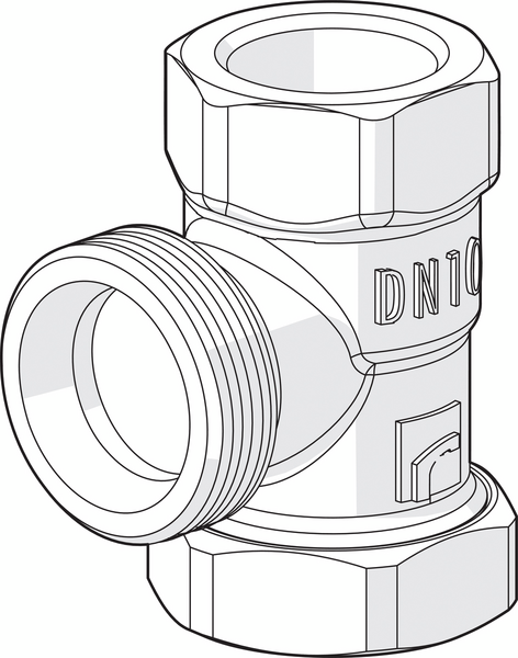 Paluuventtiili Oras kulma 3/8 443610