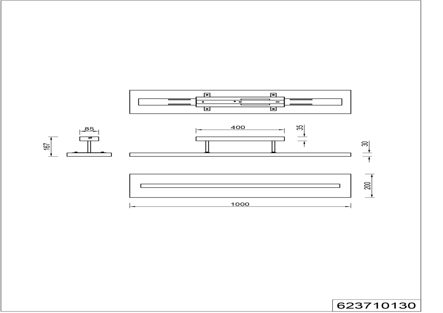 Kattovalaisin TRIO Brad led 27W puu