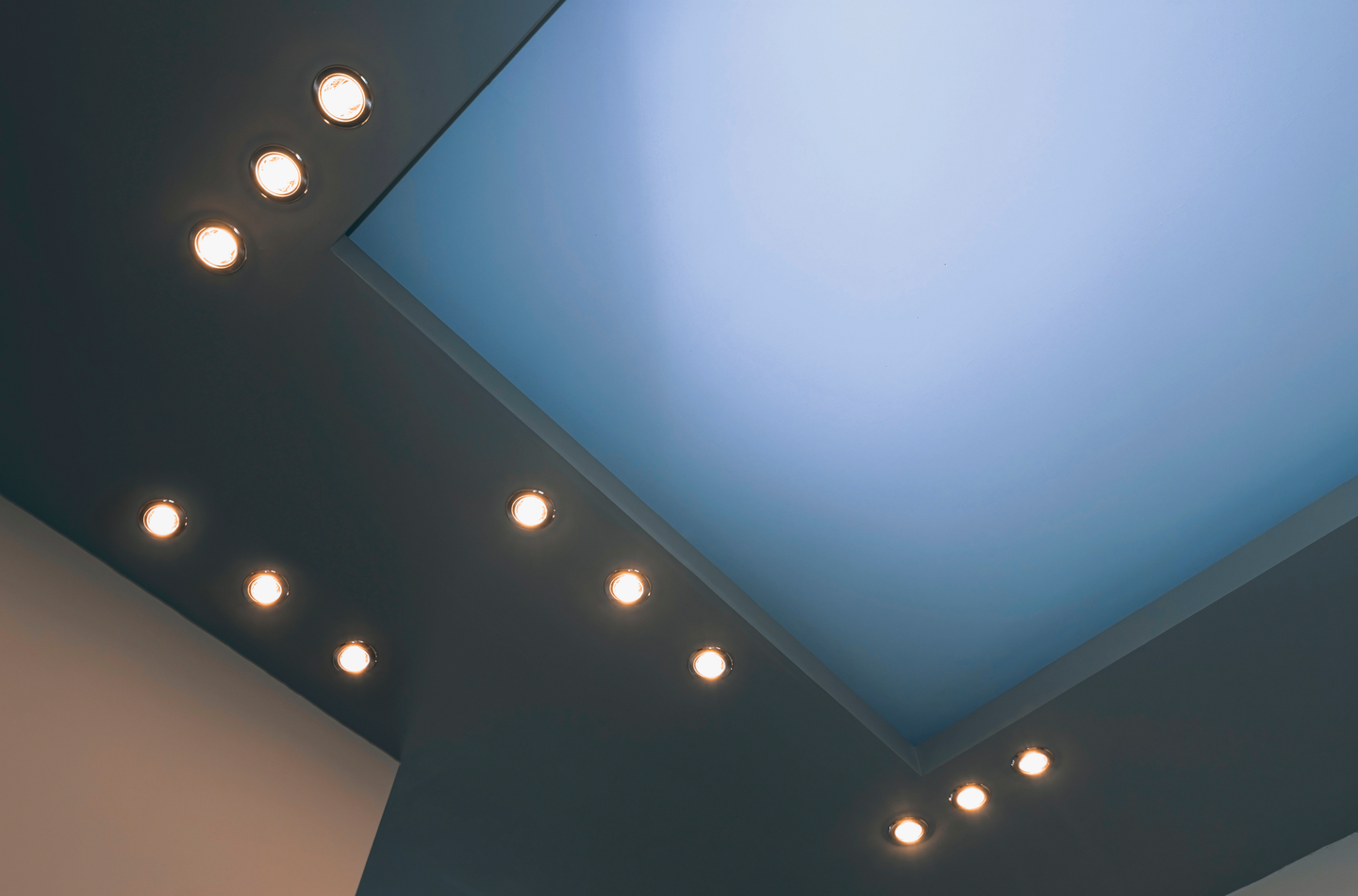 Uppospotti TRIO Jura GU10 3-pack pyöreä harjattu teräs