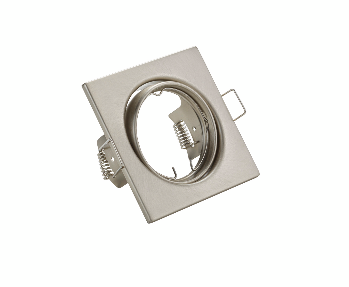 Uppospotti TRIO Jura GU10 neliö harjattu teräs