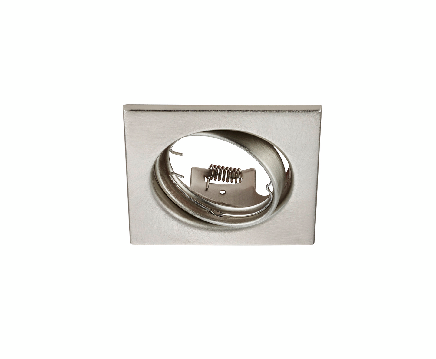 Uppospotti TRIO Jura GU10 neliö harjattu teräs