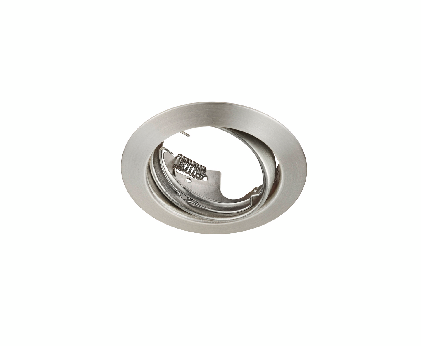 Uppospotti TRIO Jura GU10 pyöreä harjattu teräs