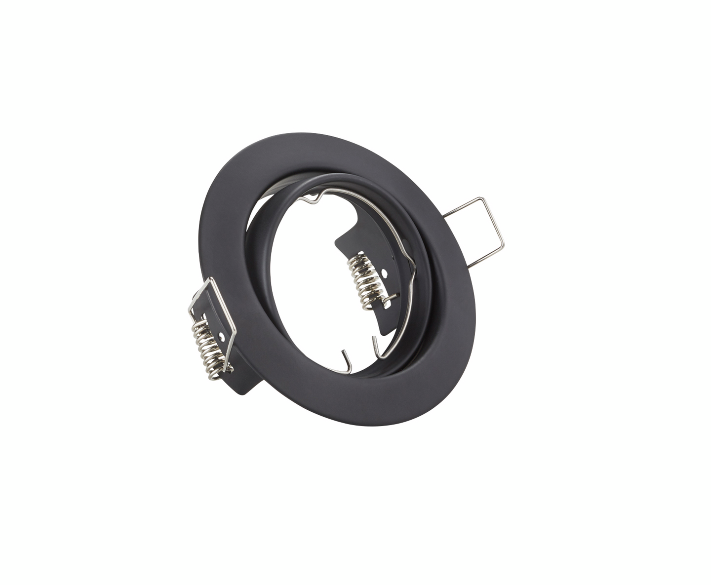 Uppospotti TRIO Jura GU10 pyöreä mattamusta