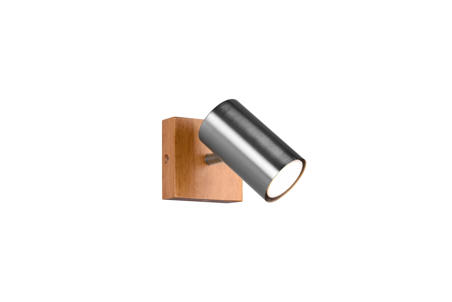 Spotti TRIO Marley GU10 1-os harjattu teräs/puu