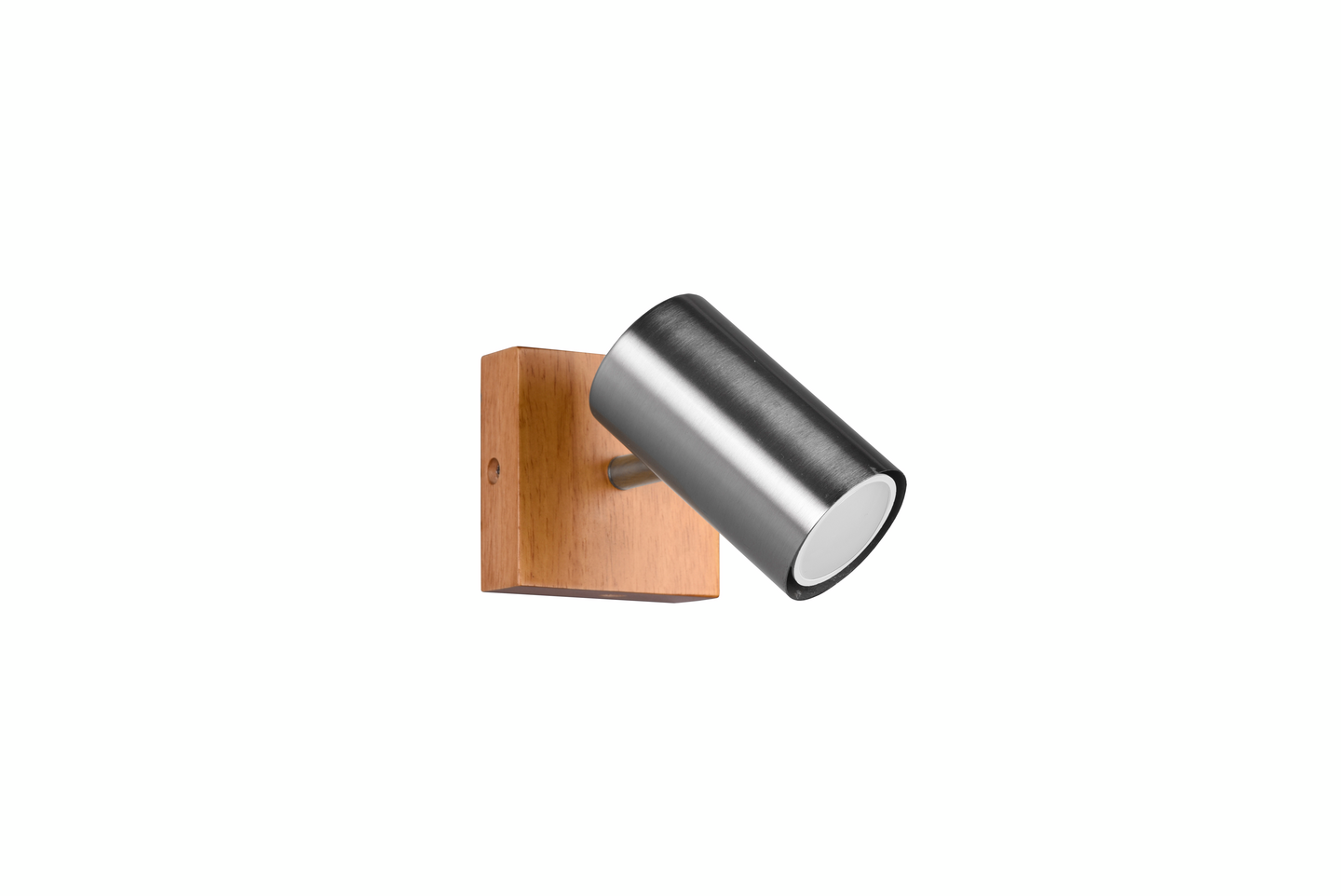 Spotti TRIO Marley GU10 1-os harjattu teräs/puu