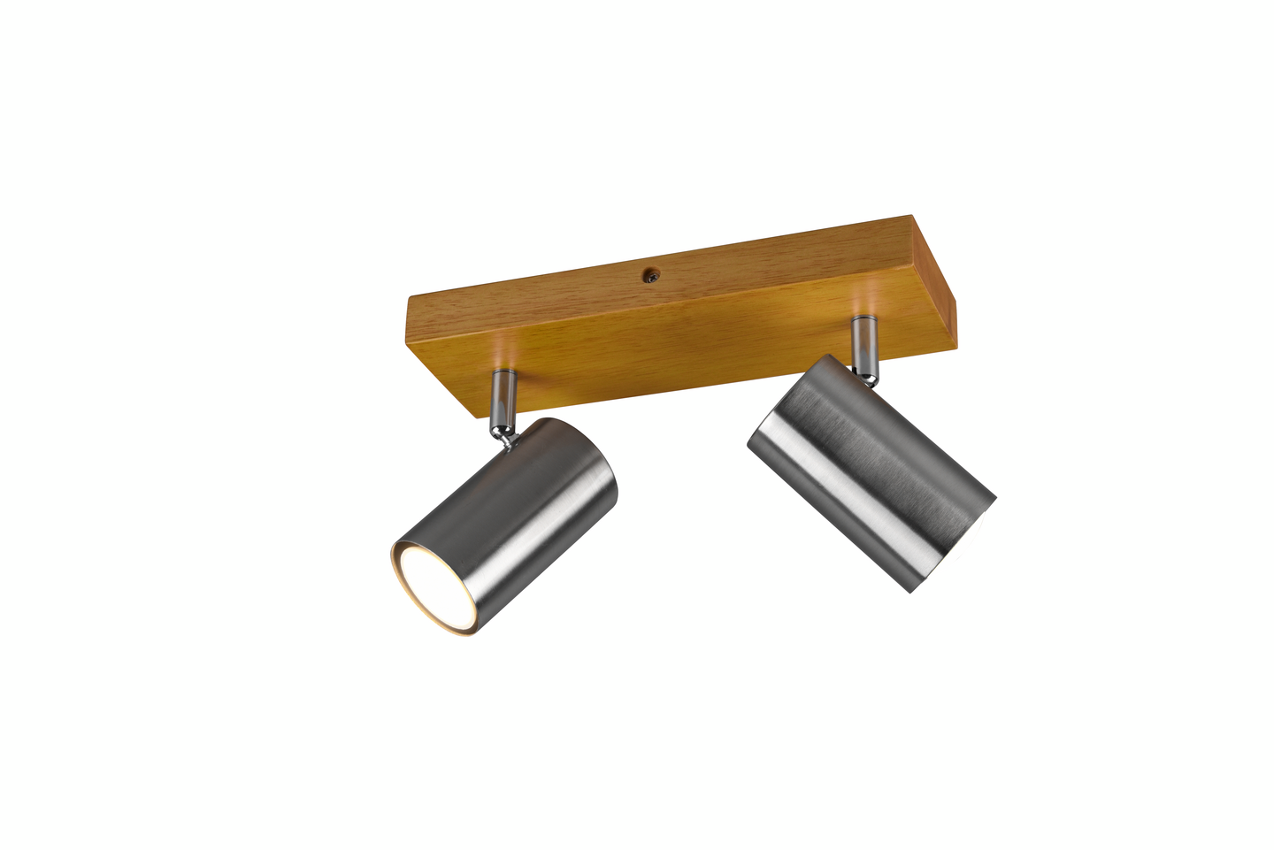 Spotti TRIO Marley GU10 2-os harjattu teräs/puu