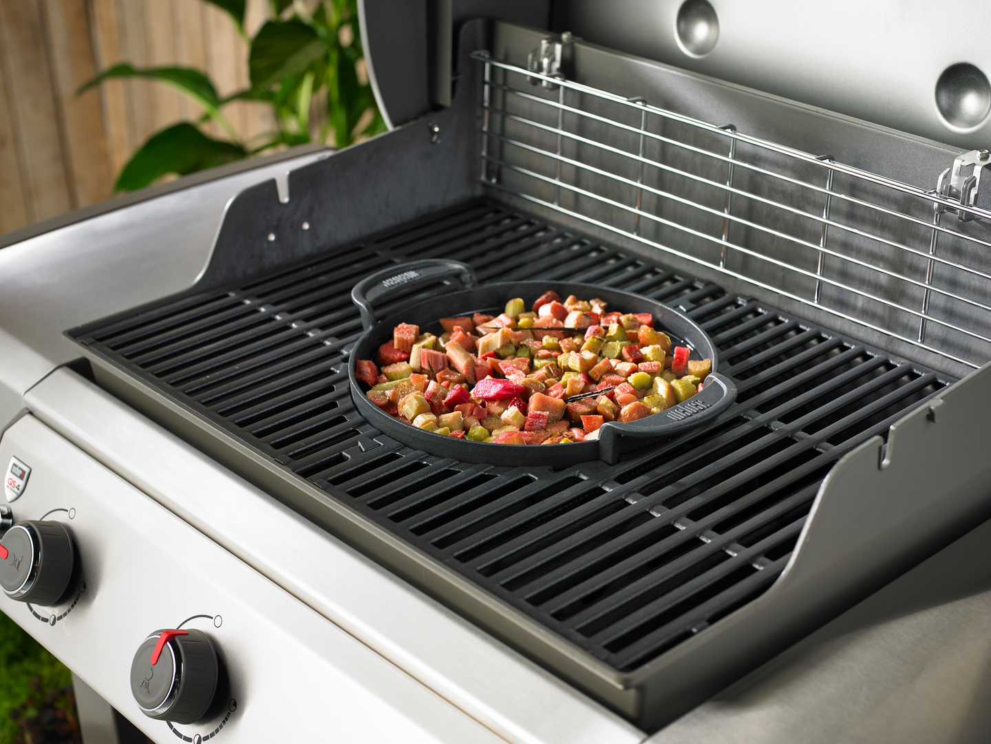 Paistolevy Weber GBS valurautaa