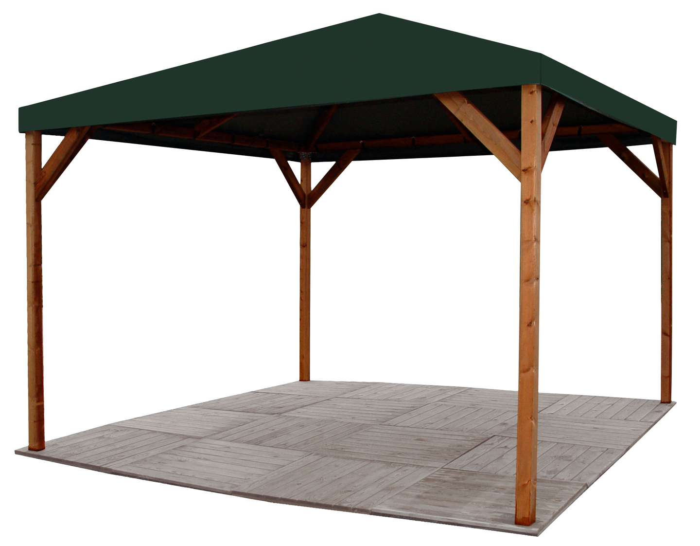 Paviljonki Tammiston Puu a113r 3x3m ei sisällä peitettä