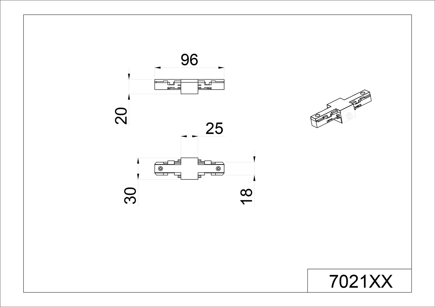 Jatkoliitin TRIO Duoline mattamusta