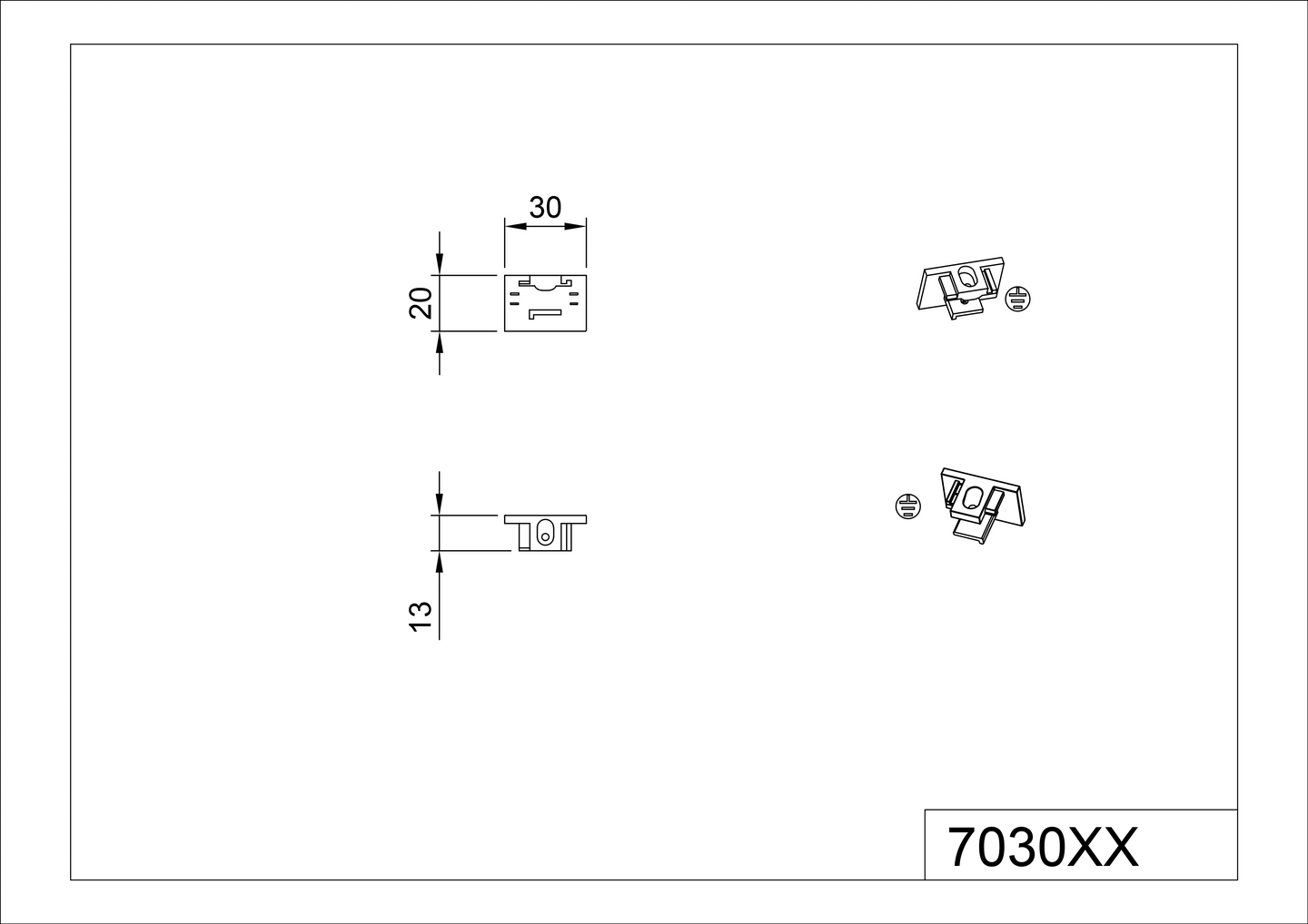 Päätytulpat TRIO Duoline 2kpl mattamusta
