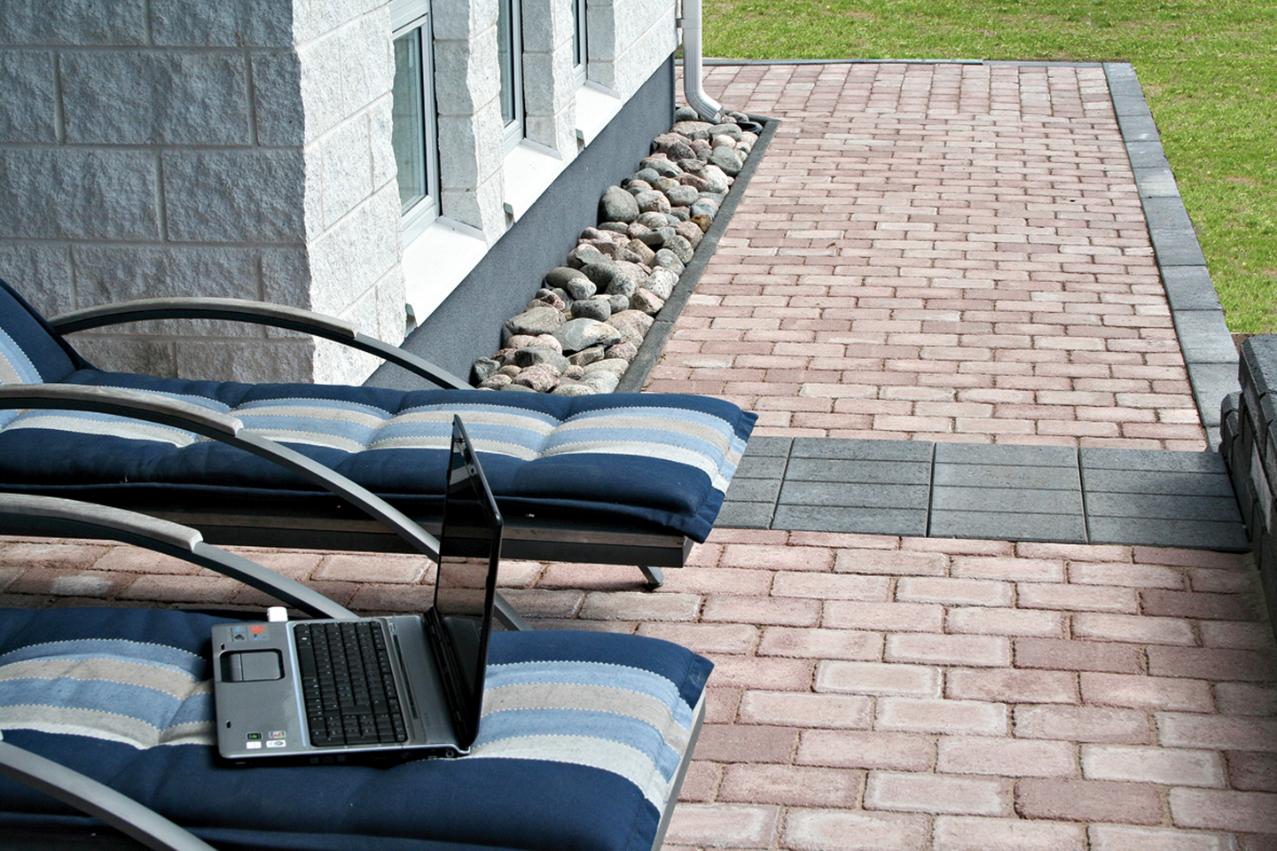 Porraslaatta HB 600x300x65mm harmaa