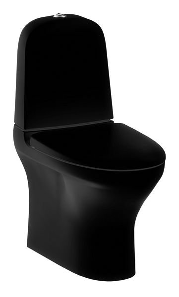 Wc-istuin Gustavsberg 8300HF Estetic Ebony musta SC/QR
